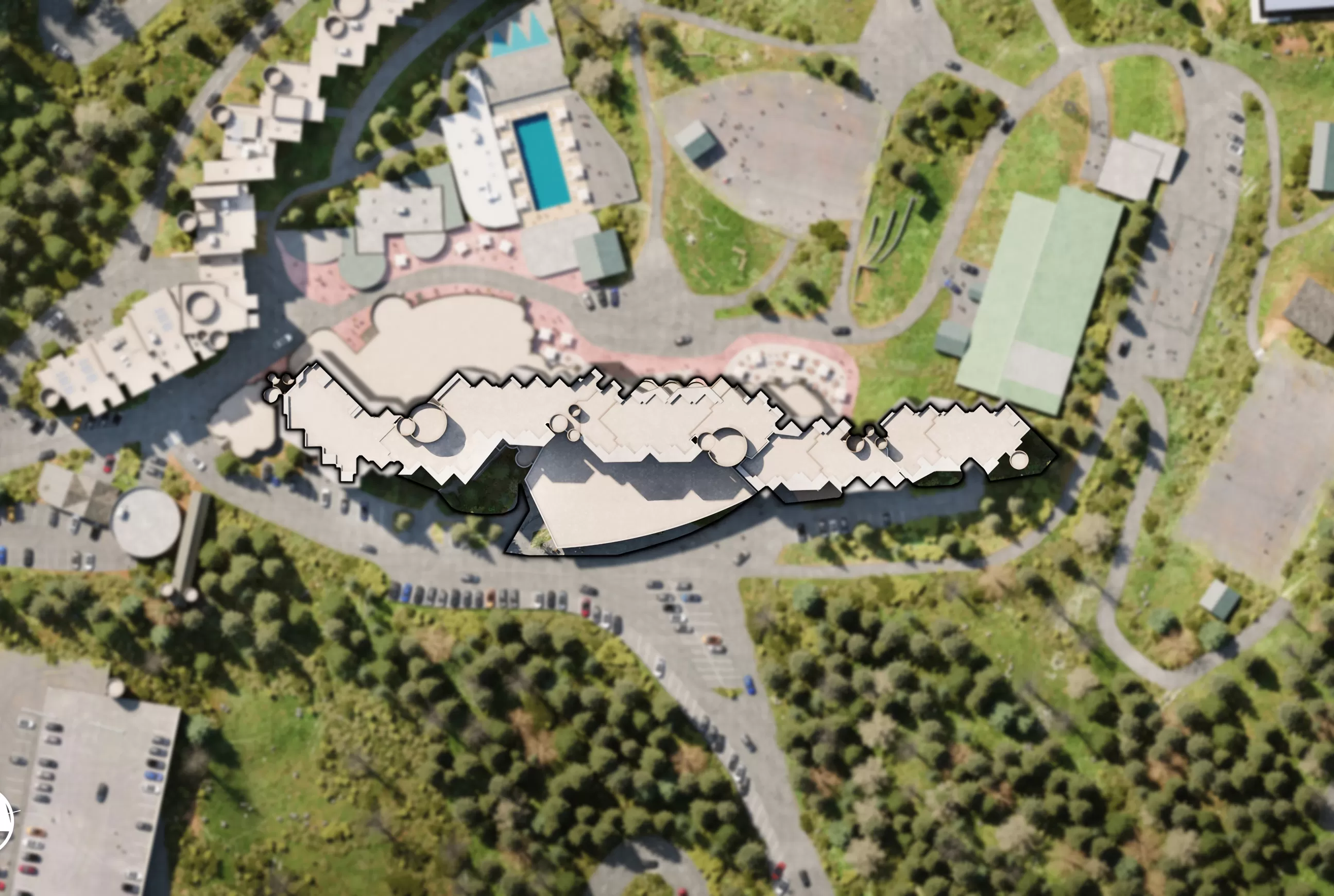 Plan masse Bellecote